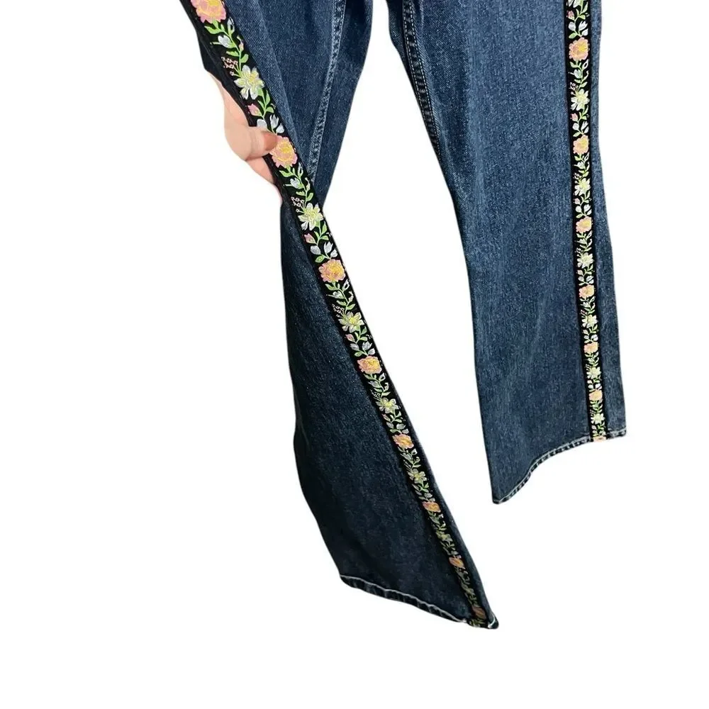 Womens Vintage Wide Leg
Baggy Jeans No Excuses 8 - Picture 6 of 14